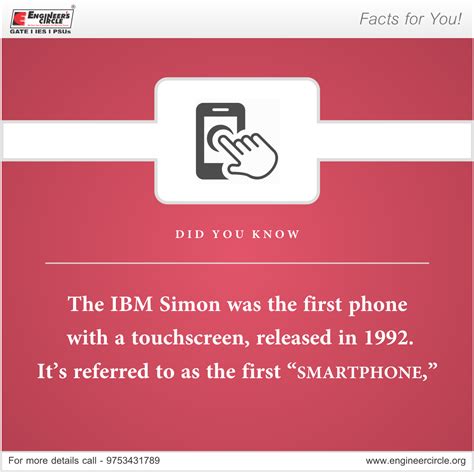 The Ibm Simon Was The First Phone With A Touchscreen Released In 1992