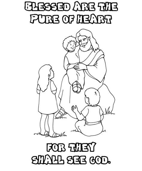 Beatitudes Coloring Pages ~ Scenery Mountains