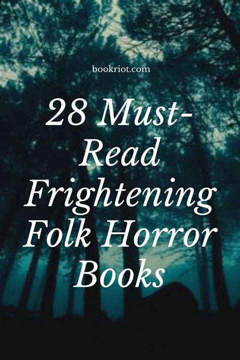 Harvest Time Celebrate With 28 Frightening Folk Horror Books Horror Books Scary Books Books