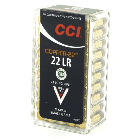 Cci Copper 22 22lr 21gr 505000 Full Circle Reloading And Firearms