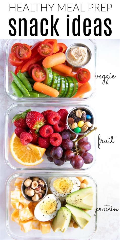 It's a handy approach you can use to make delicious, homemade food you'll want to eat every day—without the wait. Healthy On-the-Go Meal Prep Snack Ideas - The Forked Spoon ...