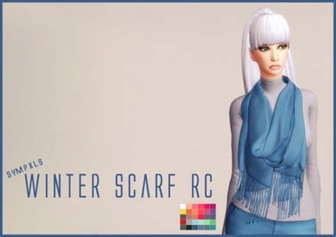 Simsworkshop Winter Scarf By Sympxls Sims 4 Downloads Sims 4 Sims