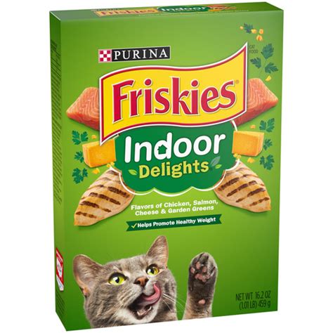 Find the perfect wet cat food for your pet. Buy Purina Friskies Indoor Delights Cat Dry Food 459g ...