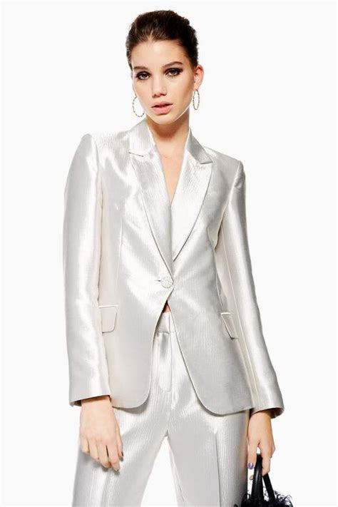 Topshop Satin Suit Jacket Evening Outfits Evening Wear Suits For