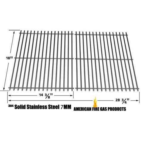 2 Pack Stainless Steel Cooking Grid For Grill Chef Gc7550 Ducane 3100