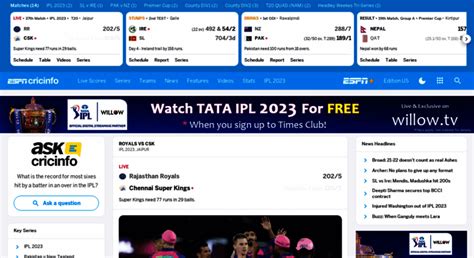 Access Content Check Live Cricket Scores Match
