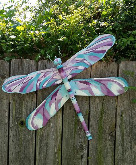 Fan Blade Dragonfly Dragonfly Yard Art Ceiling Fan Crafts Garden Art