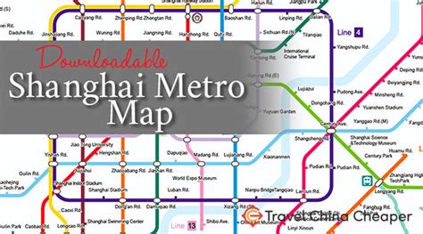 Downloadable Shanghai Metro Map 2024 China Travel Resources