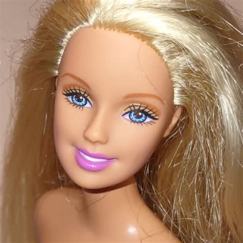 Mattel Barbie Caucasian Blonde Hair Blue Eyes Nude Doll Bhble6d3 995 Picclick
