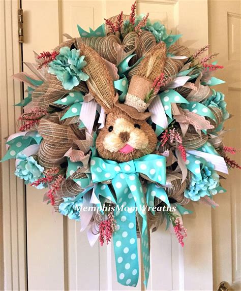 Home And Garden Easter And Spring New 25 Sisal Easter Bunny Head Wall