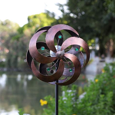 Hdnicezm Solar Wind Spinner Improved 360 Degrees Swivel Multi Color Led