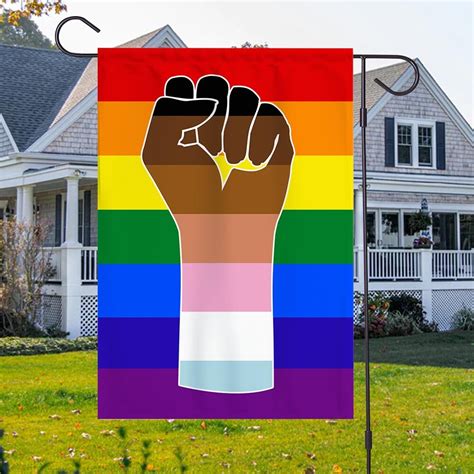 gay pride rainbow garden flag vertical double sided pride gay pride lesbian lgbt rainbow pride
