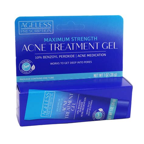 Ageless Prescription Maximum Strength Acne Treatment Gel Shop Facial