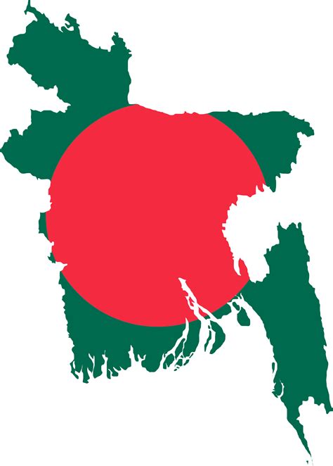 Flag Of Bangladesh - The Symbol Of Natural Landscape png image