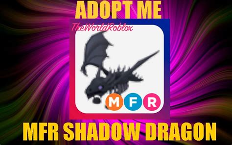 Roblox Adopt Me Shadow Dragon Mfr Warszawa Kup Teraz Na Allegro