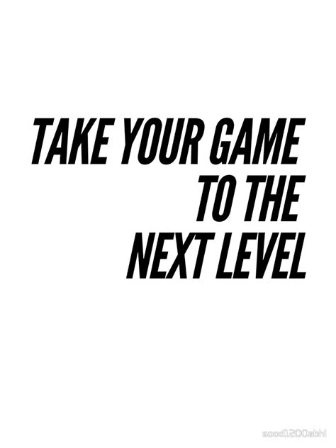 ‘take Your Game To The Next Level Fitness Exercise Quotes’ By Sood1200abhi Quotes Hardcover