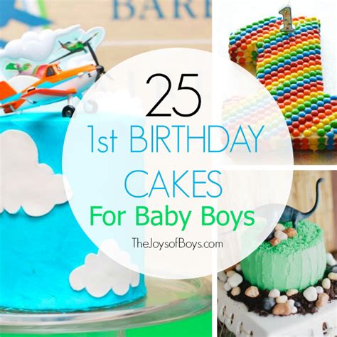 25 First Birthday Cakes For Boys Perfect For 1st Birthday Party
