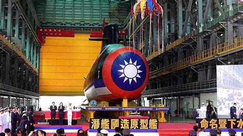 Taiwan Unveils First Domestically Made Submarine As Tensions With China