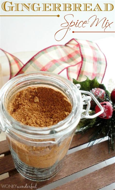 Homemade Gingerbread Spice Mix Recipe Wonkywonderful