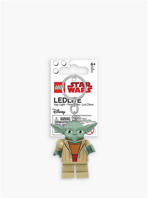 Lego Star Wars Yoda Light Up Keyring Green