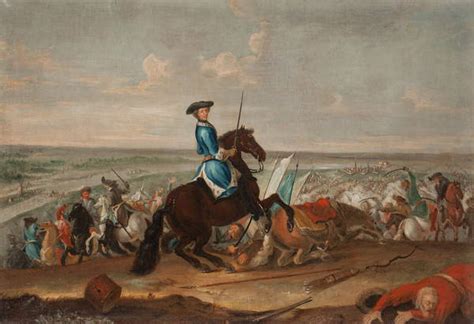 King Charles Xii Carl Of Sweden 1682 1718 At The Battle Of Narva