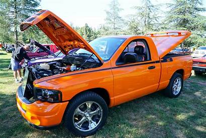 Dodge Ram Truck Hotrod Orange 2004 Fling