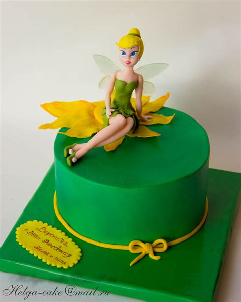 Тортик с феей Динь Динь Tinker Bell Cake Desserts Birthday Cake