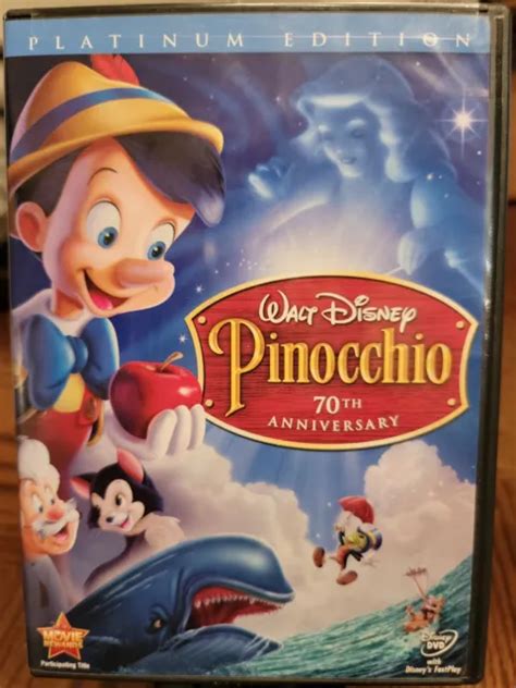 Pinocchio Dvd 2009 2 Disc Set 70th Anniversary Platinum Edition 5