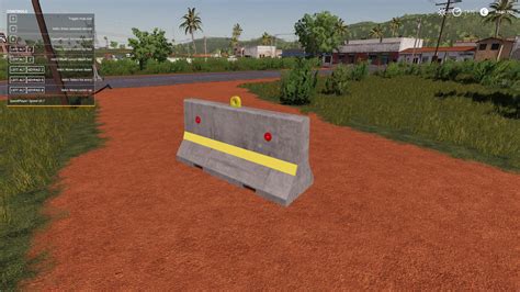Road Barrier V2 0 Mod Farming Simulator 2022 19 Mod