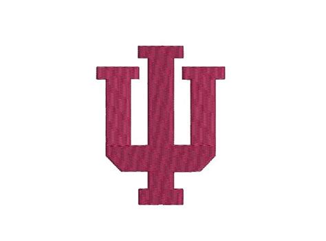 4 Sizes Indiana Embroidery Design Indiana University By Crafts39