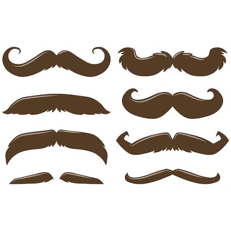 Free Vector Moustaches Collection