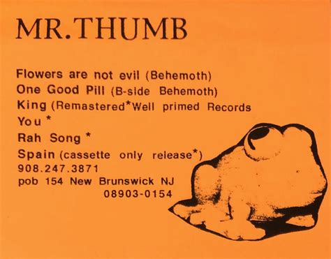 Mr Thumb Mr Thumb Cassette Discogs