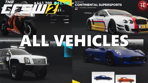 Видео the crew car list канала lordelvis87. The Crew 2: FULL CAR LIST (All Cars, Bikes, Planes, and ...