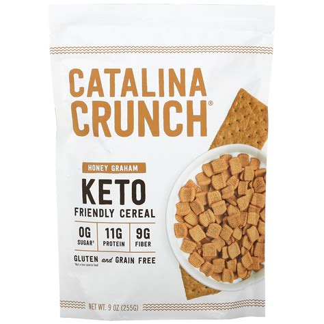 Catalina Crunch Keto Friendly Cereal Honey Graham 9 Oz 255 G Iherb