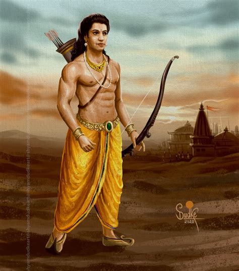 Pin By Shyam Dudke On Digital Portrait Painting Lord Rama Images