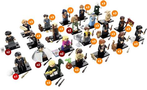 71022 Lego Harry Potter Collectible Minifigures Series La Répartition