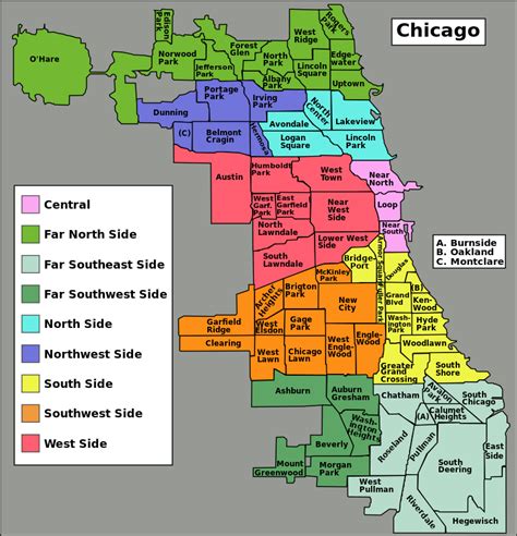Community Areas In Chicago Wikipedia