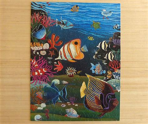 Enjoy premier crossword for free today! 2015-11-17-fish-puzzle-SFW.jpg (900×759) | Painting, Art ...