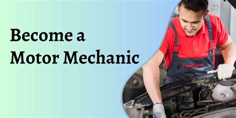 Learn How You Can Study To Become A Motor Mechanic