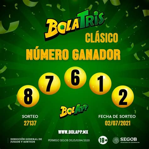 Los Números Ganadores De La Lotería Tris Clásico Viernes 2 De Julio Del 2021 Futbolete