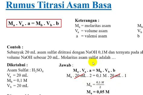 Latihan Soal Titrasi Asam Basa Kelas Sma Ma Dan Kunci Jawabannya Hot