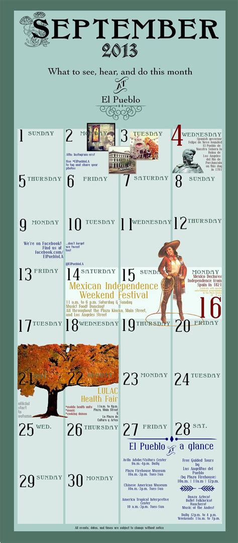 Check out our new and improved september event calendar!