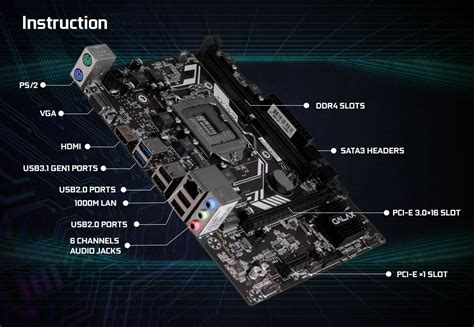 Galax H310m Intel Motherboard Intel Series Motherboard