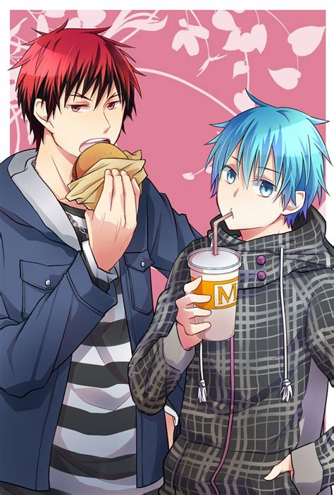 kagami x kuroko kuroko no basuke fan art 35705990 fanpop