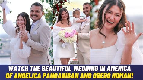 Actual Wedding Day Ni Angelica Panganiban And Gregg Homan Sa America