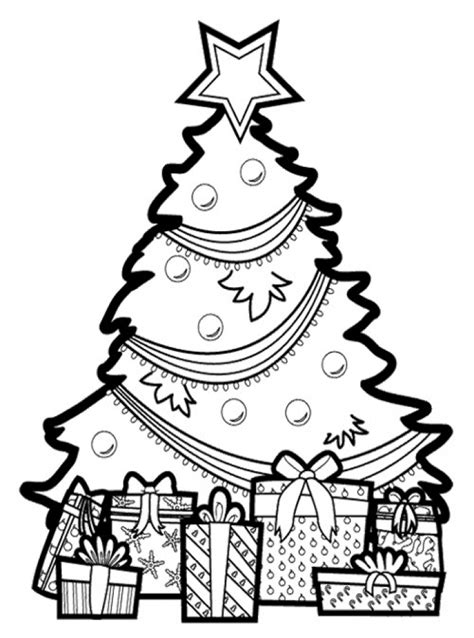 20 Free Printable Christmas Tree Coloring Pages