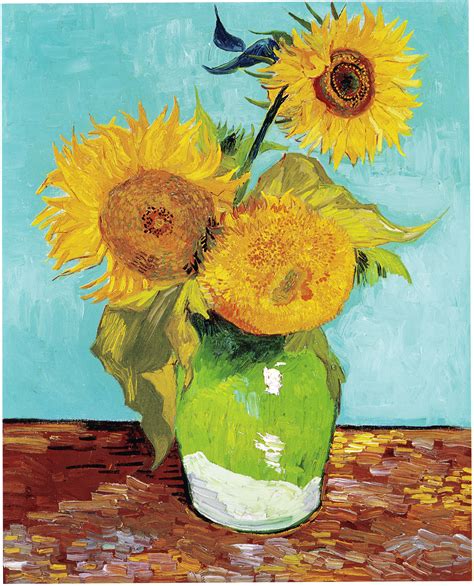 The Arles Sunflowers First Version By Vincent Van Gogh 1888 Van