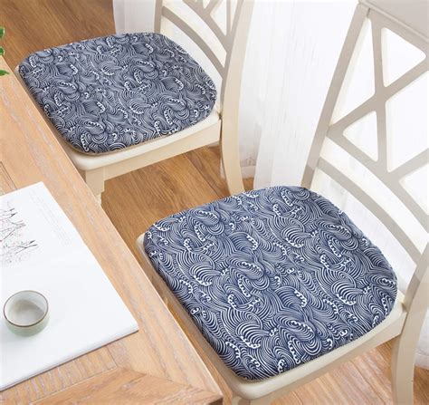 Acessentials ellie bistro chair in grey (set of 2) $140.99. Blue Kitchen Chair Cushions | Chair Pads & Cushions