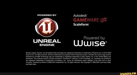 Powered By Autodesk Gameware Scaleform Powered By Unreal Rocket