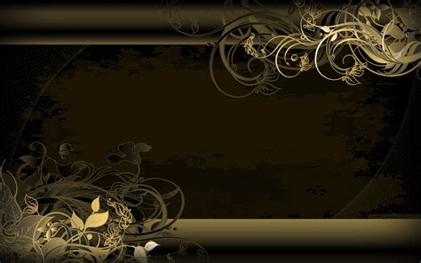 Free Download Elegant Black And Gold Wallpaper 13 Desktop Wallpaper